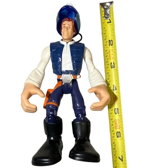 Hasbro 2005 Han Solo Star Wars Jedi Force Figure, Playskool Heroes, Chunky, 6 IN - Picture 8 of 12